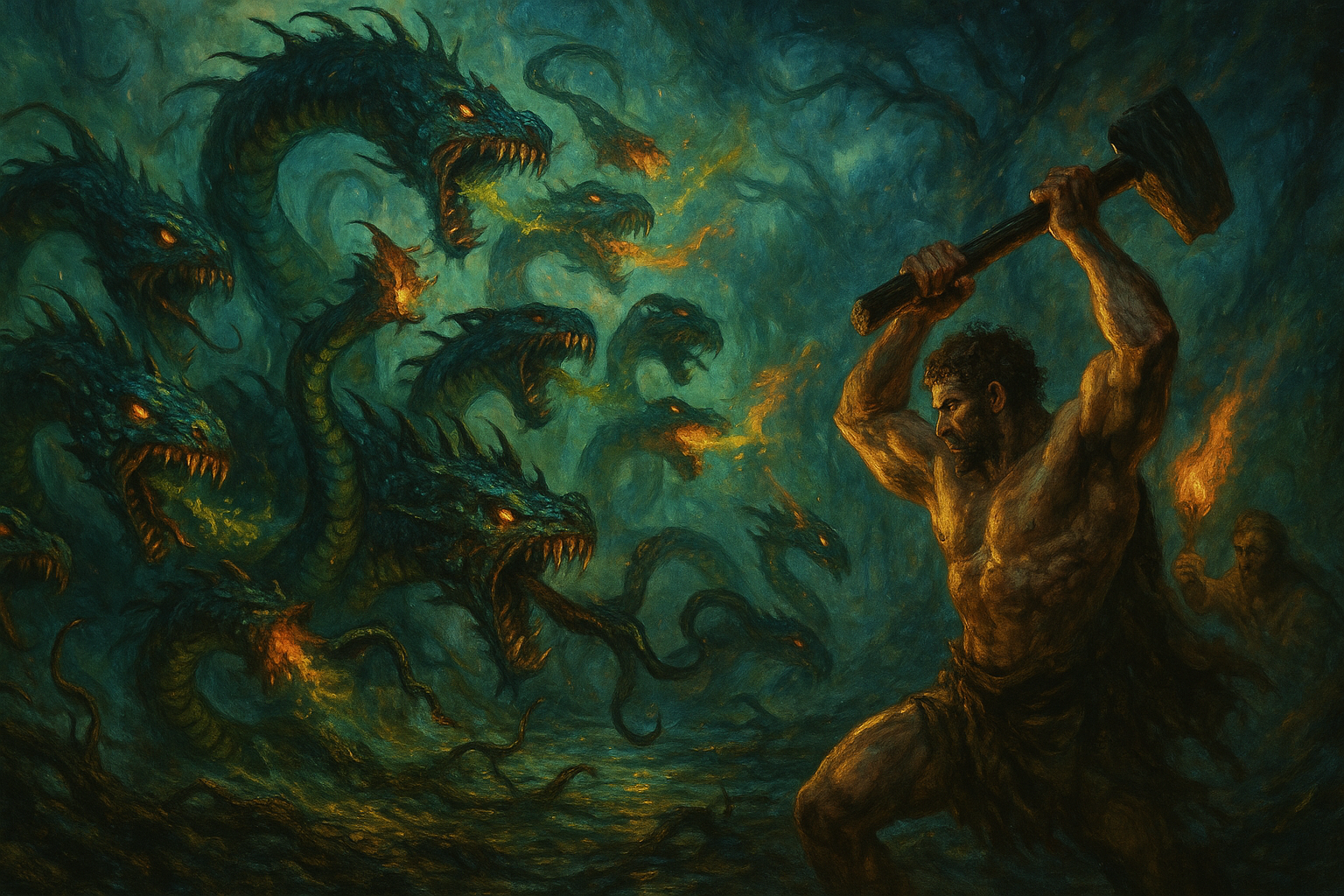 Hércules e a Hidra de Lerna